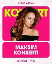 Maksim konserti uchun 2ta bilet