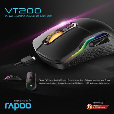 [НОВАЯ] Мышка RAPOO VT200 Black