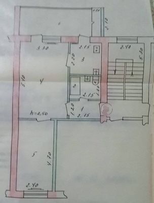 2х комнатная по ул.Новомосковская. МирзоУлугбек. 2й этаж. Без ремонта