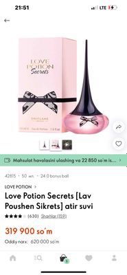 Oriflame atir yangi 280 ming