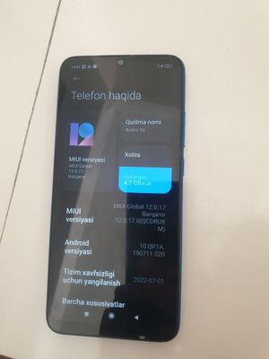 Redmi 9 A telefon sotiladi holati yangi