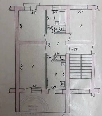 Продаётся 3х комнатная квартира / Ц-1 / 77-серия