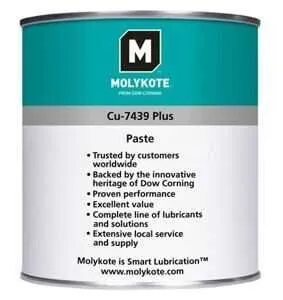 Molykote Cu-7439 Plus медная резьбовая паста