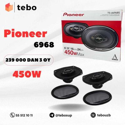 Pioneer TS-A6968S 450W kalonkalari Muddatli to'lovga