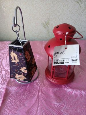 Подсвечники новые.
