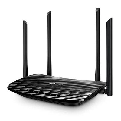 Wi-Fi роутер TP-Link Archer C6, MU-MIMO, 2 диапазона, 1 Гбит/с, чёрный
