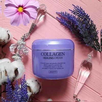 Kechki collagen krem yuz uchun