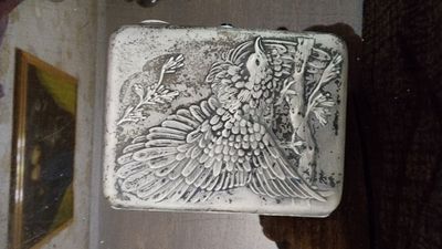 Серебряный партсигар 875