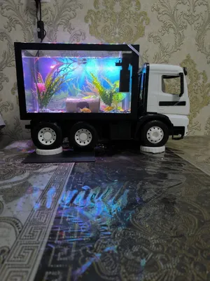 Akvarium sotiladi 25 litir bolajonlar uchun qiziqarli kamazcha akvariu