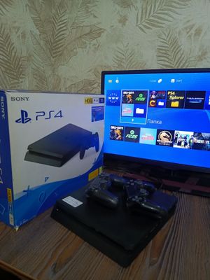 Ps4 slim 1TB v:6.72 proshivka qilingan, ideal xolatda