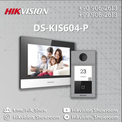 Hikvision domofon DS-KIS604-P hovli, dacha uchun