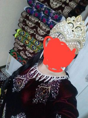 kelinlar uchun qalin sarpo kiyimi holati yangi