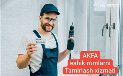 akfa eshik va romlari tamirlash
