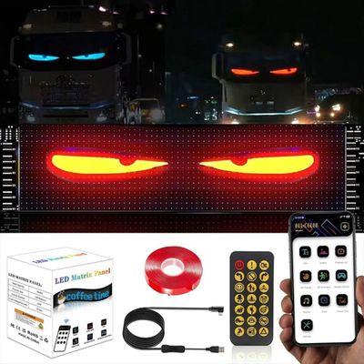 LED Матрикс Панель с Анимацией Глаз для Грузовиков и Авто