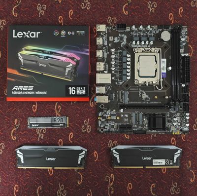 INTEL CORE i3 12 gen + AXLE B610 + 16 GB RAM + NVME 512 GB