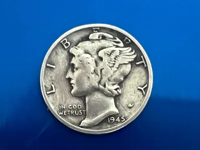Mercury dime 1945 г серебро