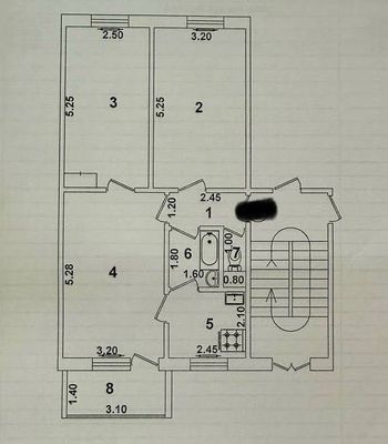 Первая линия на улицу Ширин Чиланзар 12 квартал 3 комн квартира