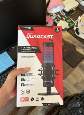 Микрофон! HyperX QuadCast S Black RGB