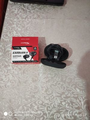 Hyperx cloud earbuds 2 black Hyperx tomonidan 2yil garantiya