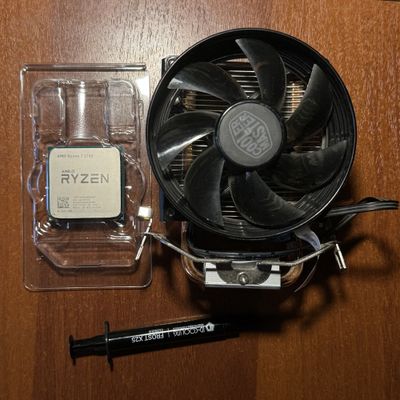 Ryzen 7 2700 + Cooler Master + термопаста