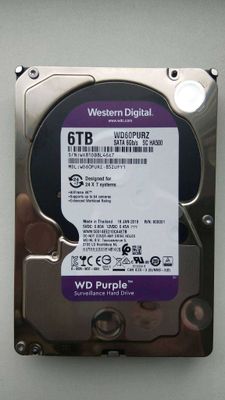 HDD. Жёсткий диск. 6 TB WD Purple