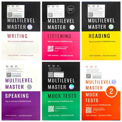Доставка. Multilevel Master speaking, writing, listening, mosk tests