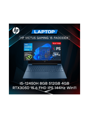 HP VICTUS GAMING I5-12450H 8GB 512GB RTX3050 144hz
