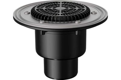 Воронка кровельная вертикальная сс прижимным фланцем VB 310.1 F