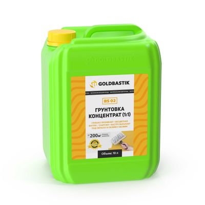 Грунтовка-концентрат бесцветная GOLDBASTIK BS 02 Масса 5кг