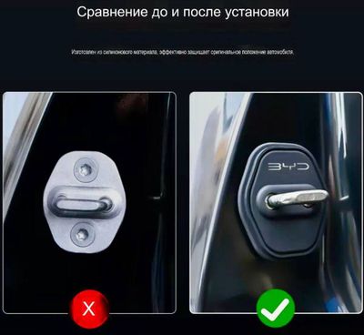 Защитные накладки на дверные замки для BYD