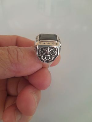 кольцо мужское серебряное