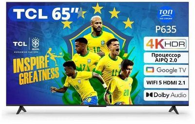 Телевизор TCL 50/55/65/4K Google TV +каналов +Бесплатная доставка