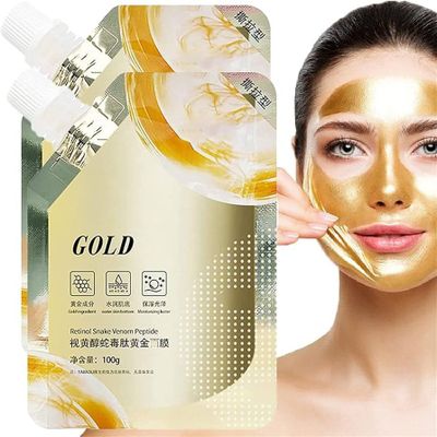 Acid Gold Mask yuzdagi ajinlarni yo'q qiluvchi oltinrang qalin krem