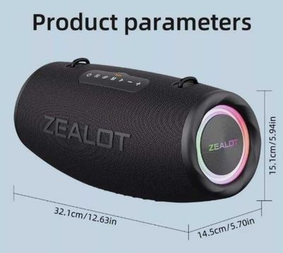 Мощная колонка Zealot S87 - 80 W / Вт - JBL Boombox, W-king