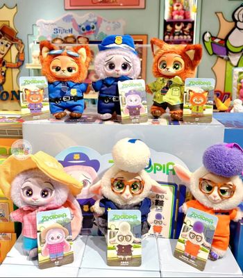 Блайнд бокс персонажи Зверополиса, Zootopia оригинал от Miniso