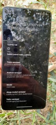 Xiaomi 11t pro telifoni sotiladi holati normanli