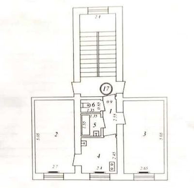 ШотаР 2/2/4, 39м2 кирп разд с/у совмещ, не торц, меб+тех. Ор-р: Суд