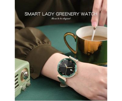 Green Lion Swarovski Watch