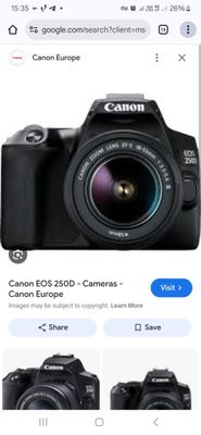 Canon 250d янги сотилади