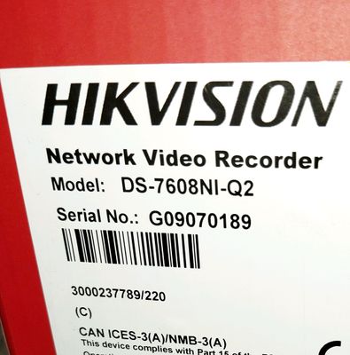 NVR, hikvision DS-7608n1-Q2