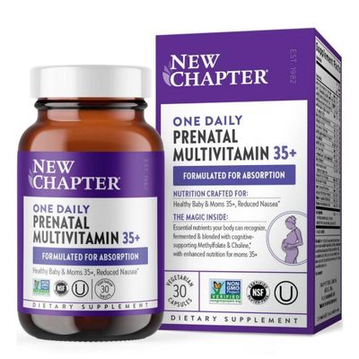 Мультивитамины для Беременных , старше 35 30табл New Chapter,