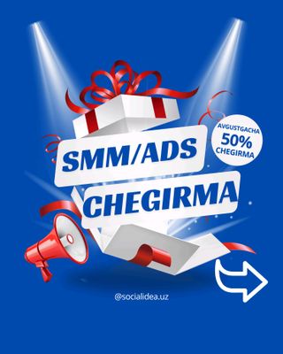 Marketing va SMM xizmati kafolatlangan, natijali