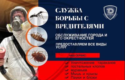 Dezinfeksiya Дезинфекция tarakan klop klapa burga chivin pashsha клоп