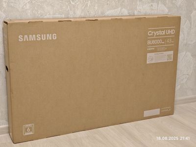 Телевизор Samsung оригинал! UE 43 BU 8000UXCE идеал