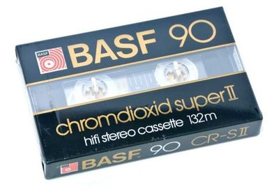 Аудио кассета BASF 90 1982 г Germany Premium