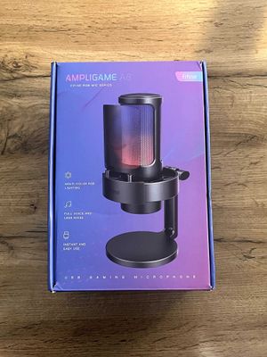 Конденсаторный микрофон Fifine A8 (USB, RGB подсветка)