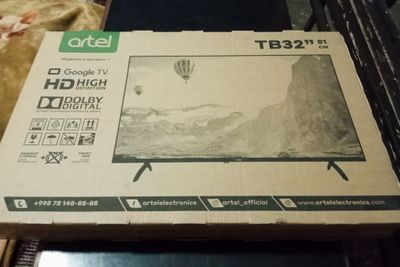 Продается новый ТВ artel 32 (81см) диагональ. Запечатанная коробка.