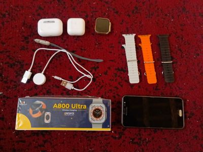 Galaxy J5, SmartSoat +3 remeshok, 2 AirPods,