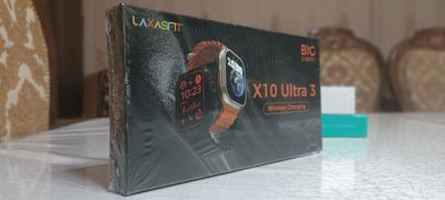 Черные Смарт часы Laxasfit X10 Ultra 3 новые
