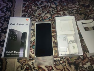 Redmi not 14 yangi karobka kreditmas naxtga olinga